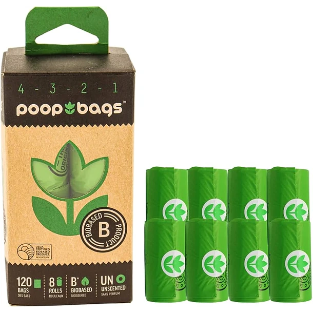 Bolsitas De Paseo - 8 Rollos Biodegradables