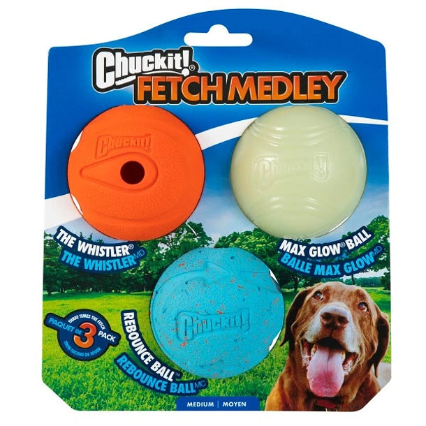 Chuckit! Medley Pack Gen 3 Pelotas Talla M