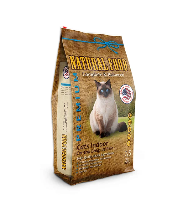 Natural Food Alimento Gato Indoor 7,5 kg