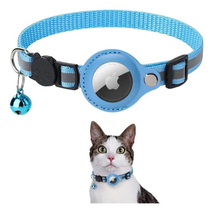 Collar Gato Airtag Reflectante Campanita