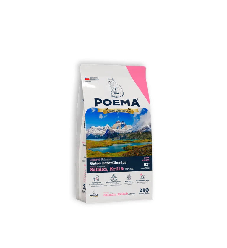Poema Gato Esterilizado Urinario Alimento Premium