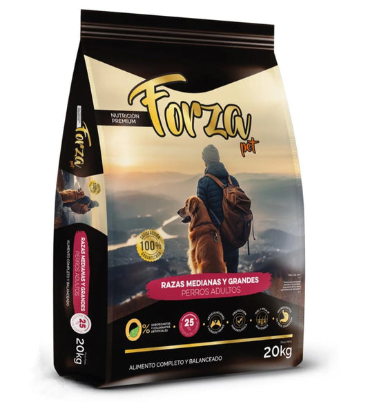 Forza Pet Alimento Perro Adulto 20kg