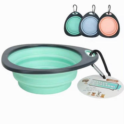 Plato Transportable Plegable Perro Gato