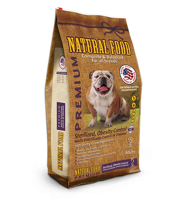 Natural Food Alimento Perro Adulto Esterilizado Light 15 kg