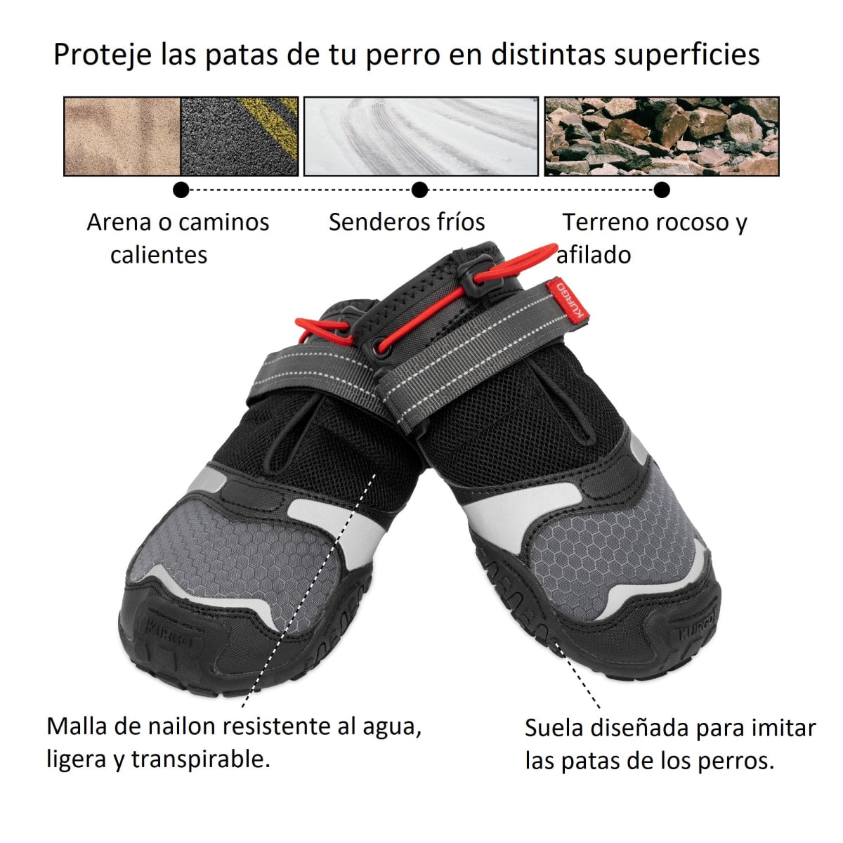 KURGO Zapatilla Blaze Dog Boots